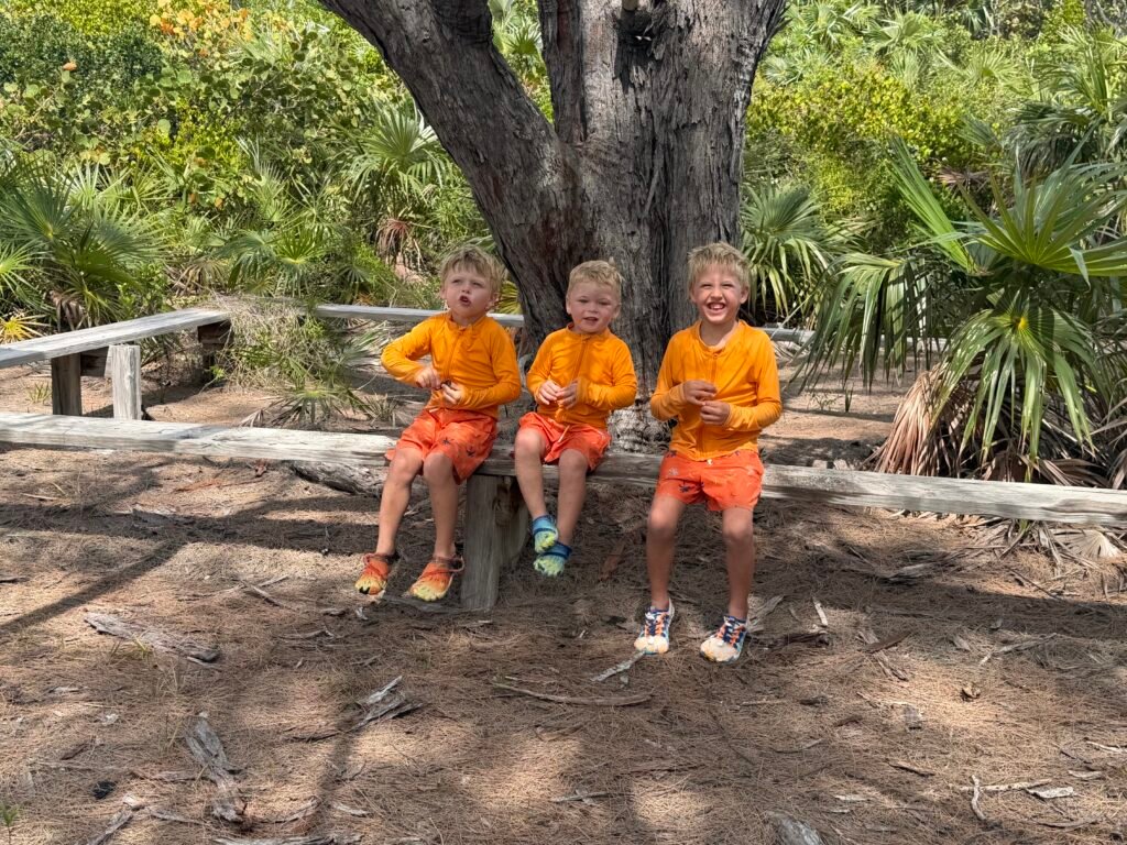 Getting ready to hike up to the monument