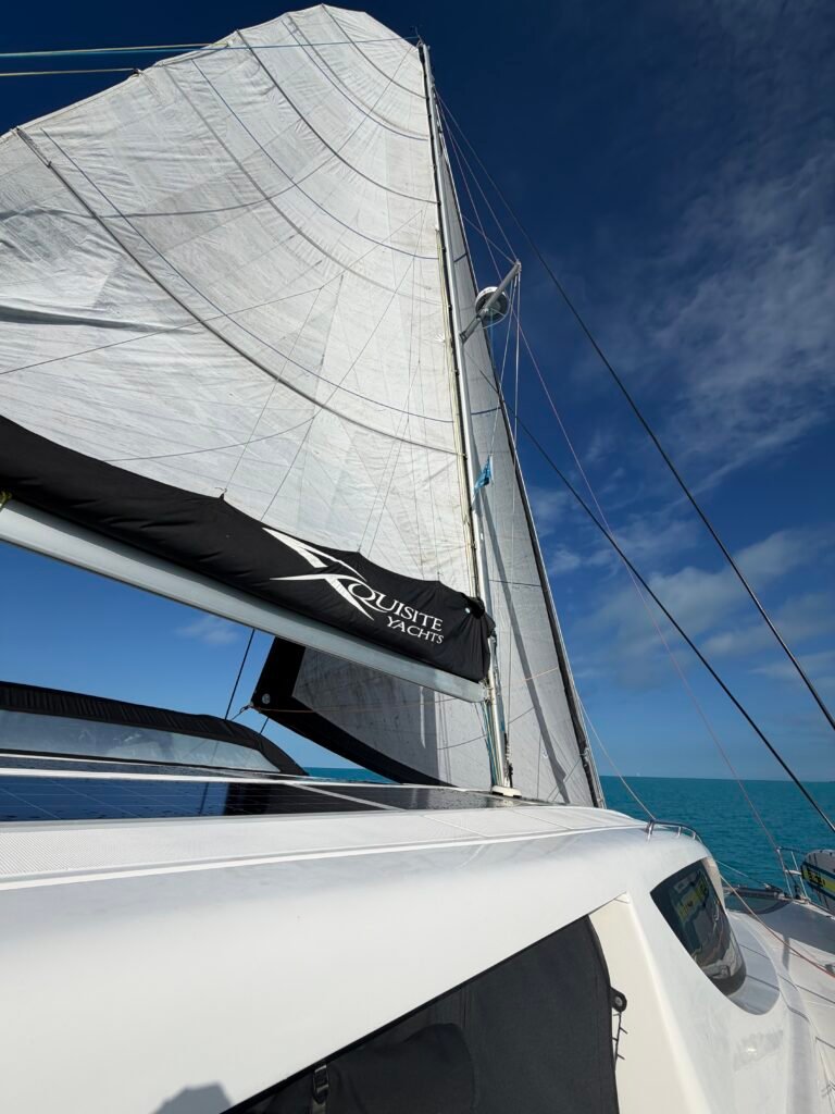 Sailing north to Calabash Bay, Long Island