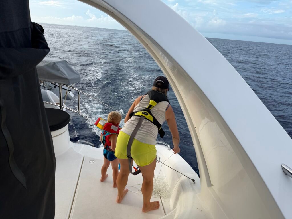 Fishing on our way to Cat Island