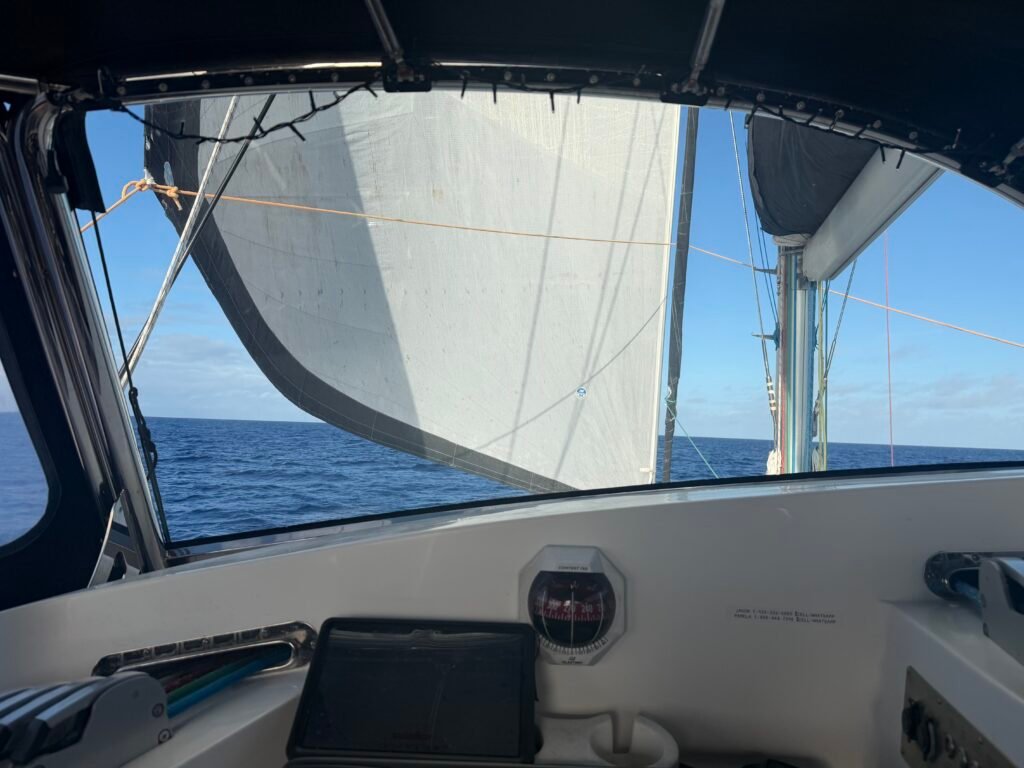 Sailing back to the west